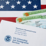 green card with forms